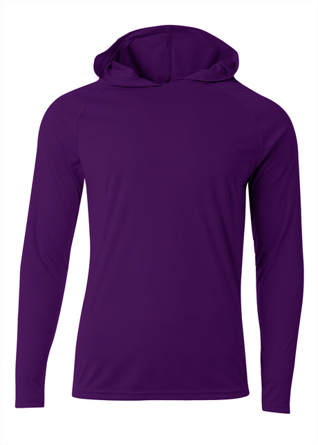 A4 Youth Long Sleeve Hooded Tee-1
