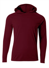 A4 Youth Long Sleeve Hooded Tee-1