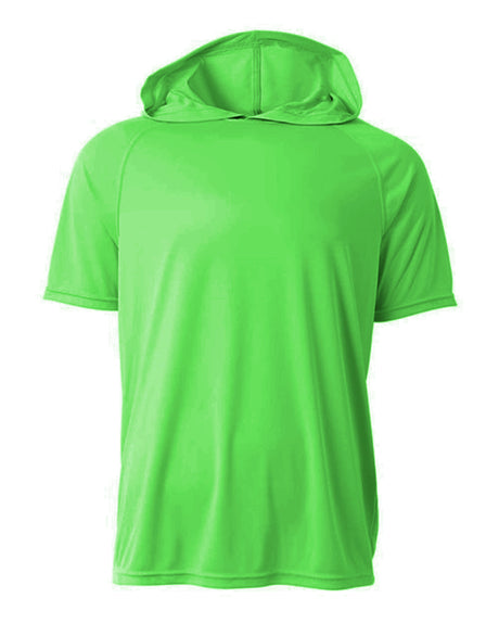 A4 Men's Short Sleeve Hooded Tee-1