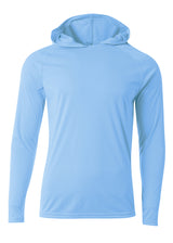 A4 Youth Long Sleeve Hooded Tee-1