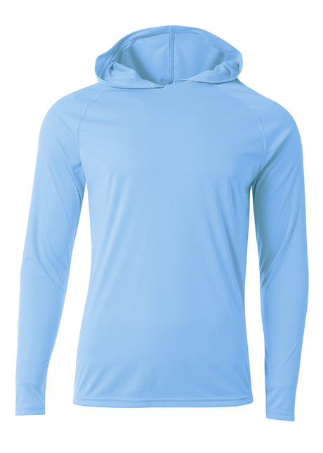 A4 Youth Long Sleeve Hooded Tee-1