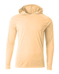 A4 Youth Long Sleeve Hooded Tee-1