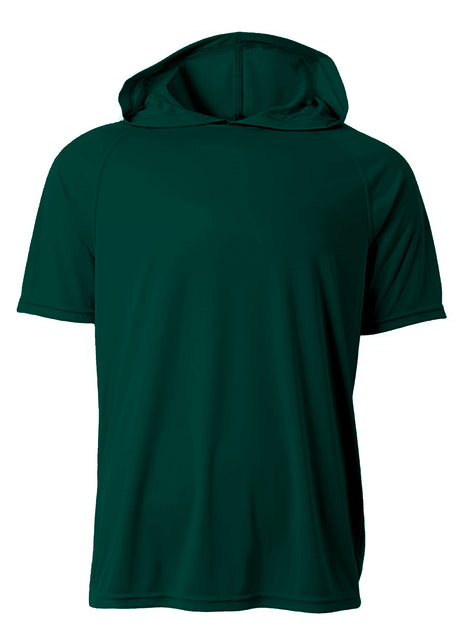A4 Men's Short Sleeve Hooded Tee-1
