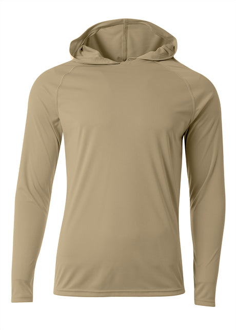 A4 Youth Long Sleeve Hooded Tee-1