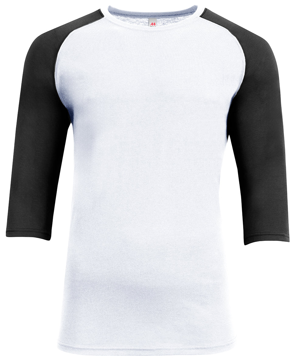 A4 Men's Softek 3/4 Sleeve Raglan-1