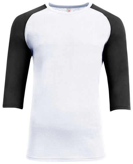 A4 Men's Softek 3/4 Sleeve Raglan-1