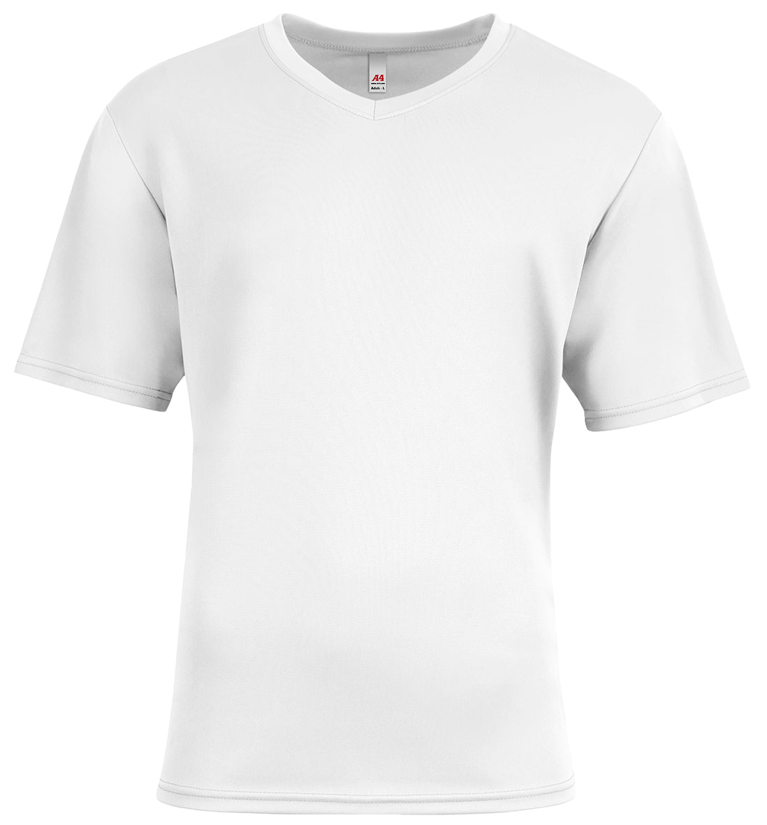 A4 Men's Sprint Short Sleeve V-Neck-1