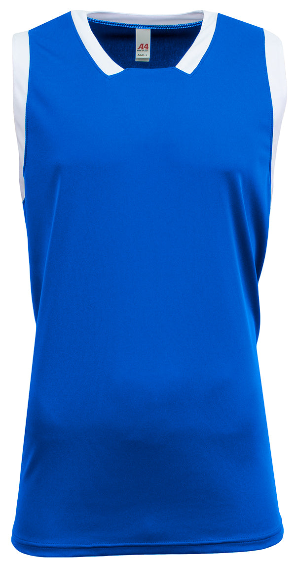 A4 Youth  Sprint Single Ply Basketball Jerse-1