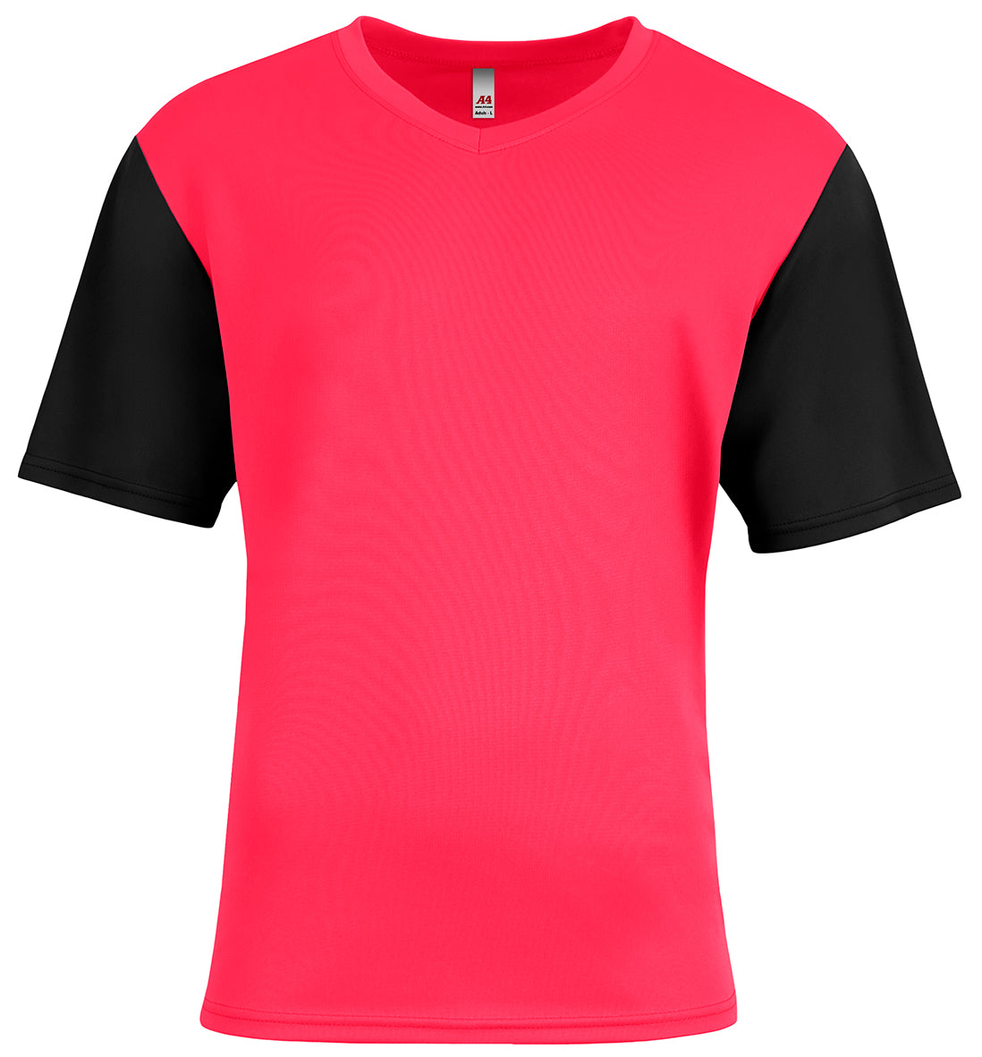 A4 Youth  Sprint Color Block V-Neck-1