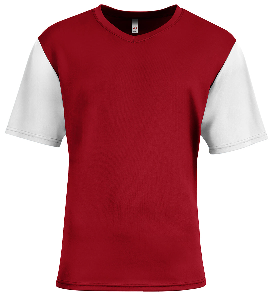A4 Youth  Sprint Color Block V-Neck-1