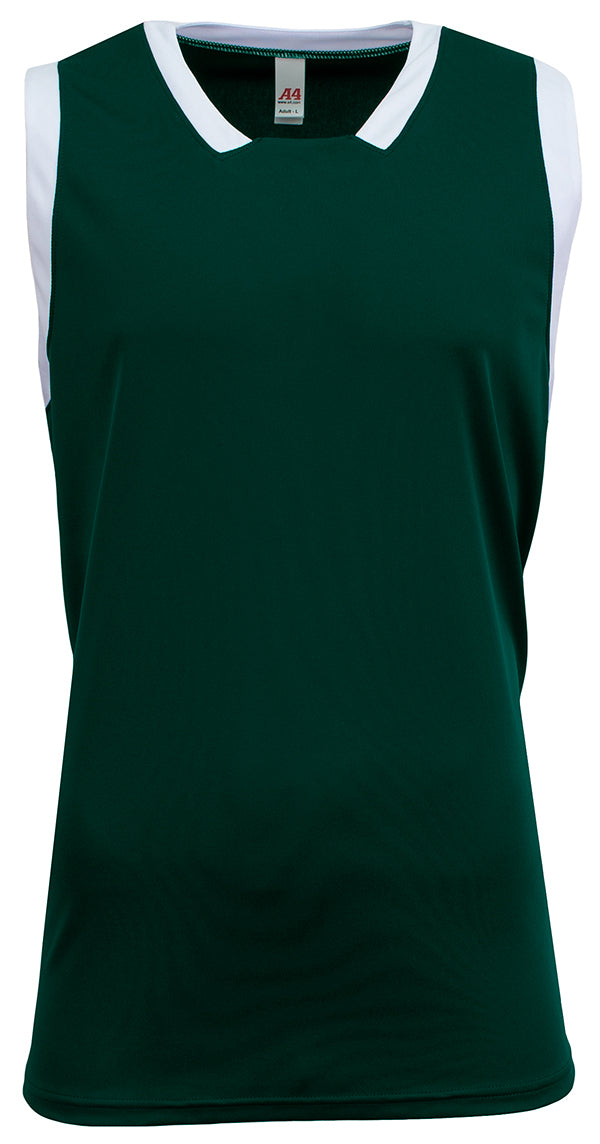 A4 Youth  Sprint Single Ply Basketball Jerse-1