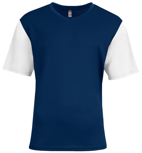 A4 Youth  Sprint Color Block V-Neck-1