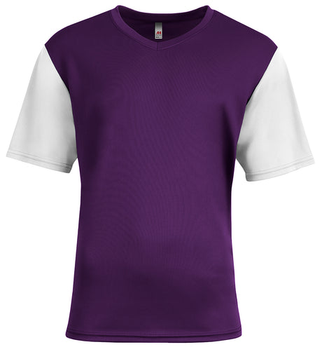 A4 Youth  Sprint Color Block V-Neck-1