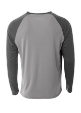 A4 Men's Long Sleeve Strike Raglan Tee-2