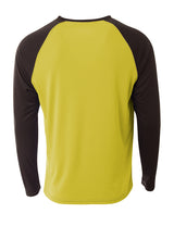 A4 Men's Long Sleeve Strike Raglan Tee-2