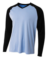 A4 Men's Long Sleeve Strike Raglan Tee-1