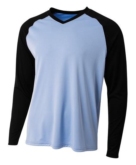 A4 Men's Long Sleeve Strike Raglan Tee-1