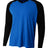 A4 Men's Long Sleeve Strike Raglan Tee-1