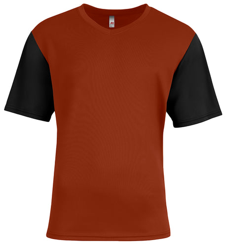 A4 Men's Sprint Color Block V-Neck-1