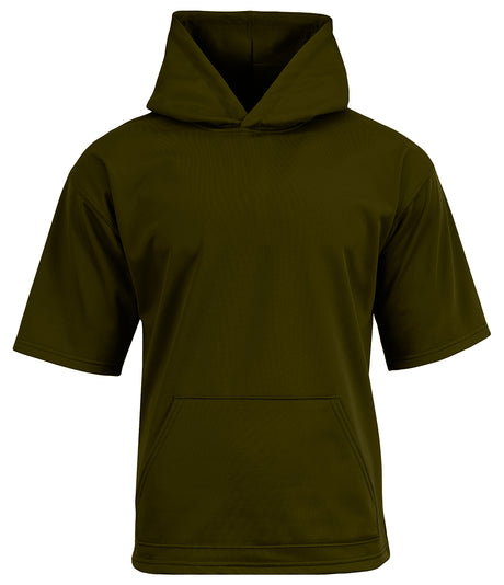A4 Youth  Sprint Short Sleeve Fleece Hoodie-1