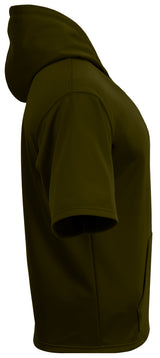A4 Youth  Sprint Short Sleeve Fleece Hoodie-3