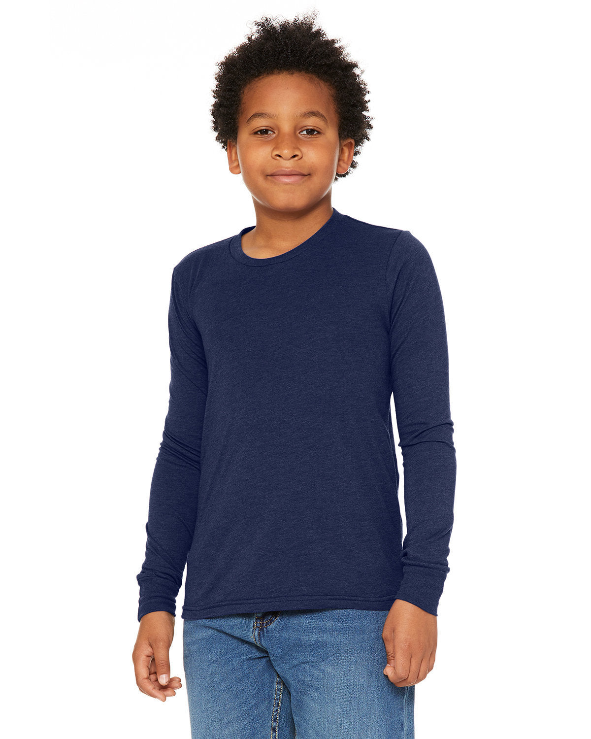 BELLA + CANVAS Youth Jersey Long Sleeve T-Shirt BC3501Y Youth Apparel Shirts & Tops
