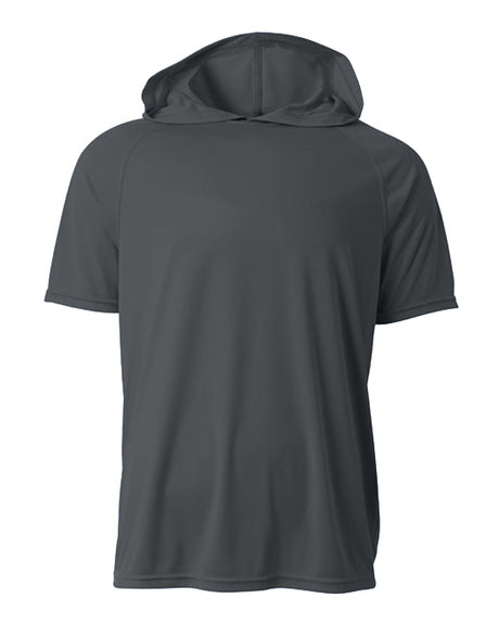 A4 Men's Short Sleeve Hooded Tee-1