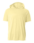 A4 Men's Short Sleeve Hooded Tee-1