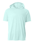 A4 Men's Short Sleeve Hooded Tee-1