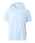 A4 Men's Short Sleeve Hooded Tee-1