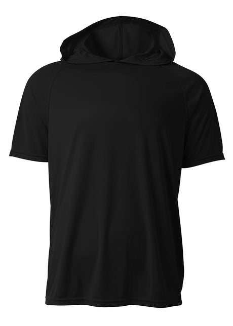 A4 Men's Short Sleeve Hooded Tee-1