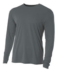 A4 Youth Cooling Performance Long Sleeve Crew-1