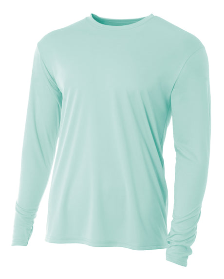 A4 Men's Cooling Performance Long Sleeve Crew