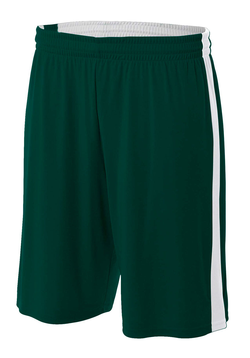 A4 Men's Reversible Moisture Management 10" Short-1