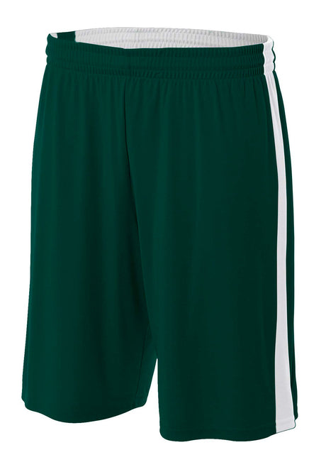 A4 Men's Reversible Moisture Management 10" Short-1