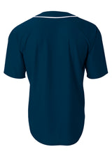A4 Men's Short Sleeve Full Button Baseball Jersey-2