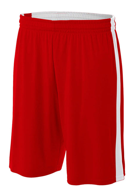 A4 Men's Reversible Moisture Management 10" Short-1