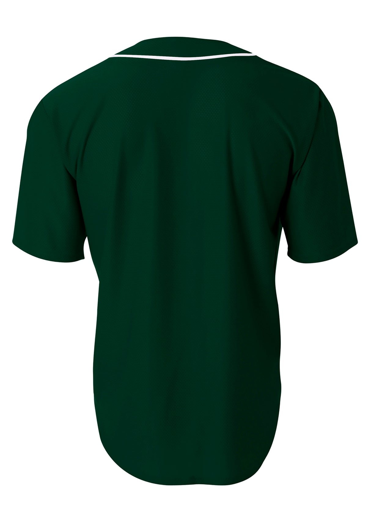 A4 Men's Short Sleeve Full Button Baseball Jersey-2