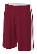 A4 Men's Reversible Moisture Management 10" Short-1