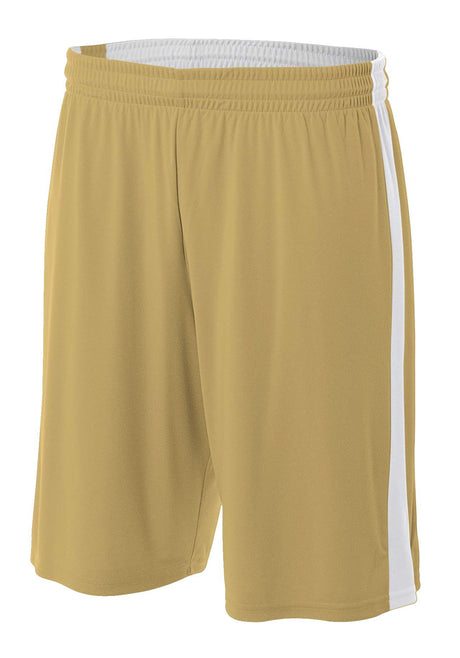A4 Men's Reversible Moisture Management 10" Short-1