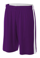 A4 Men's Reversible Moisture Management 10" Short-1