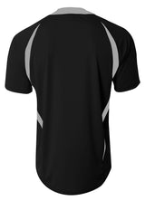 A4 Men's 2-Button Color Block Henley-2