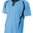 A4 Men's 2-Button Color Block Henley-1