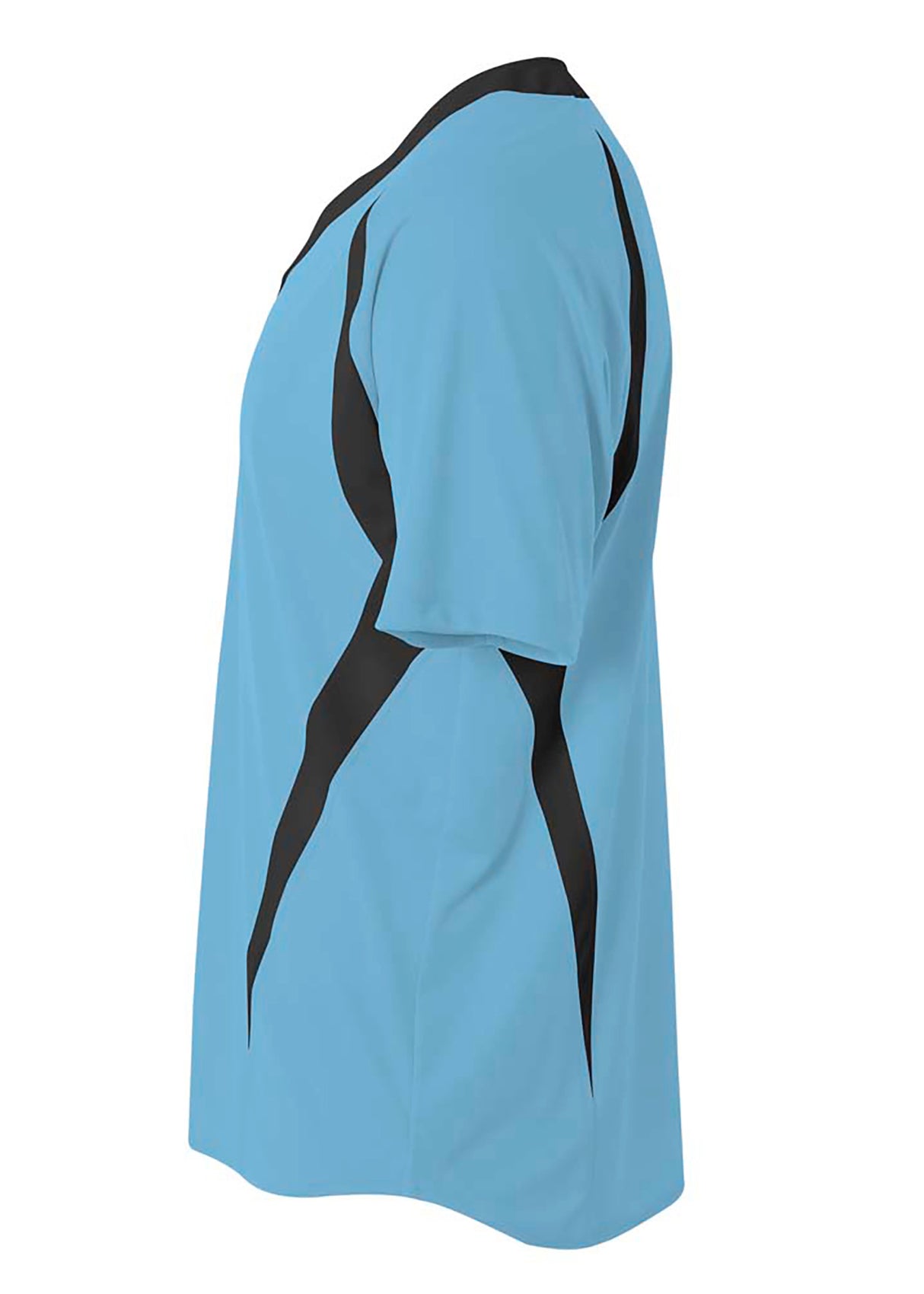 A4 Men's 2-Button Color Block Henley-3