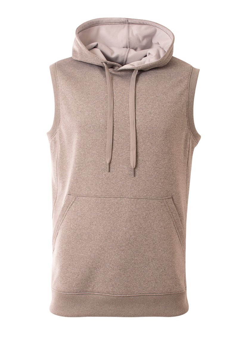 A4 Men's Agility Sleeveless Tech Fleece Hoodie-1