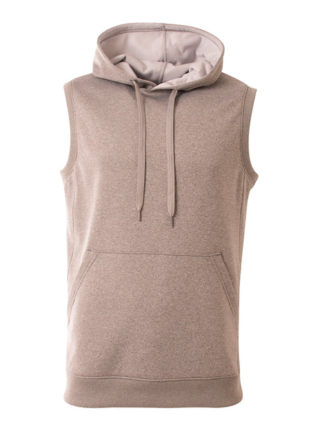 A4 Men's Agility Sleeveless Tech Fleece Hoodie-1