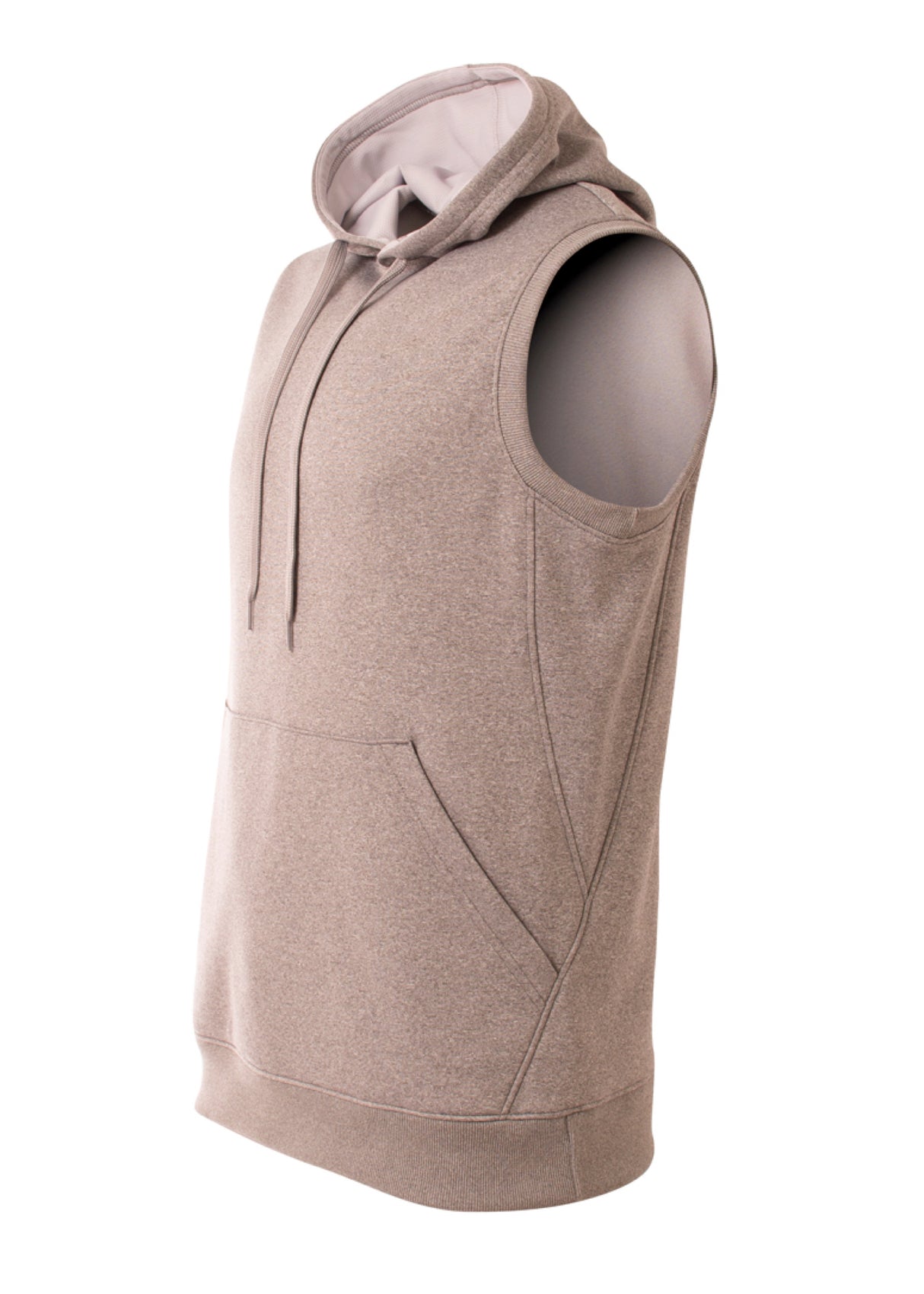 A4 Men's Agility Sleeveless Tech Fleece Hoodie-3