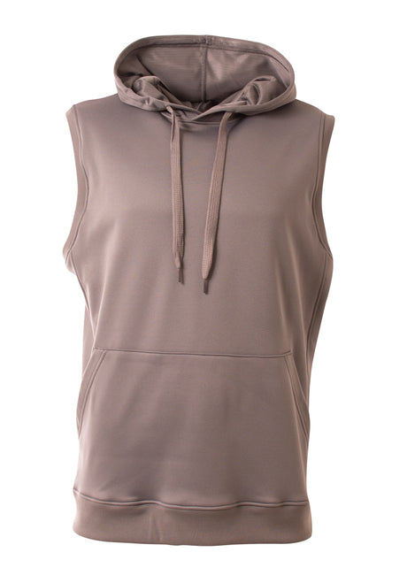 A4 Men's Agility Sleeveless Tech Fleece Hoodie-1
