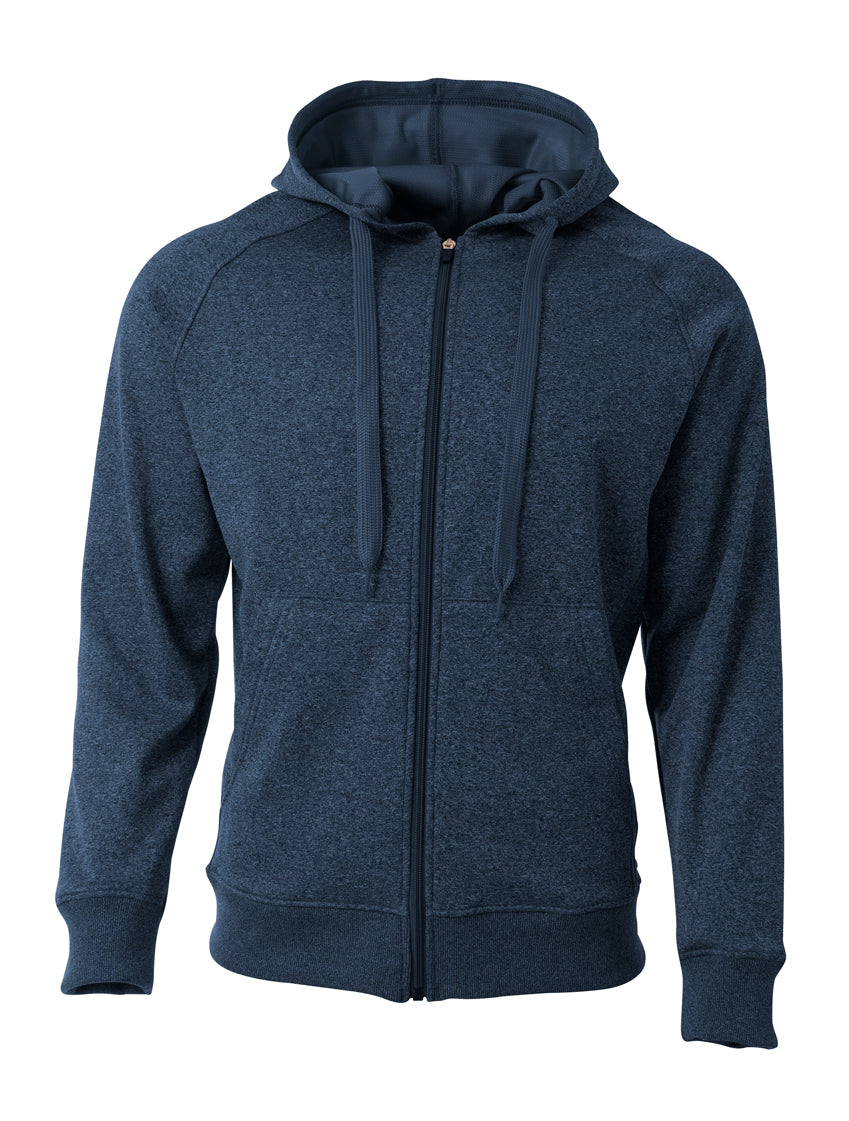 A4 Men's Agility Long Sleeve Tech Fleece Hoodi-1