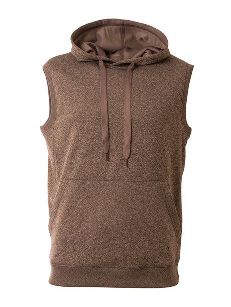 A4 Men's Agility Sleeveless Tech Fleece Hoodie-1